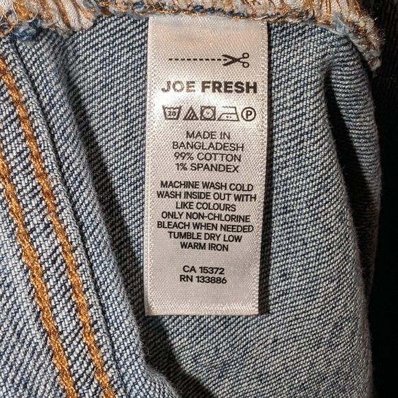 *NWT* Joe Fresh High Rise Straight Jeans, Plus Size 18W - Picture 5 of 7